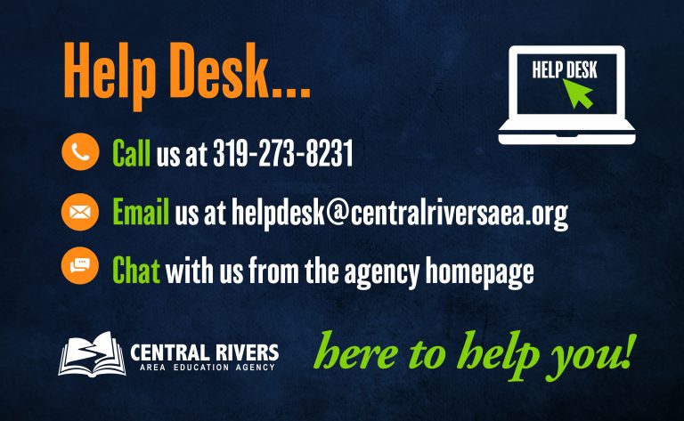 CRAEA Tech Help Desk: Call us at (319)-273-8231 for assistance.