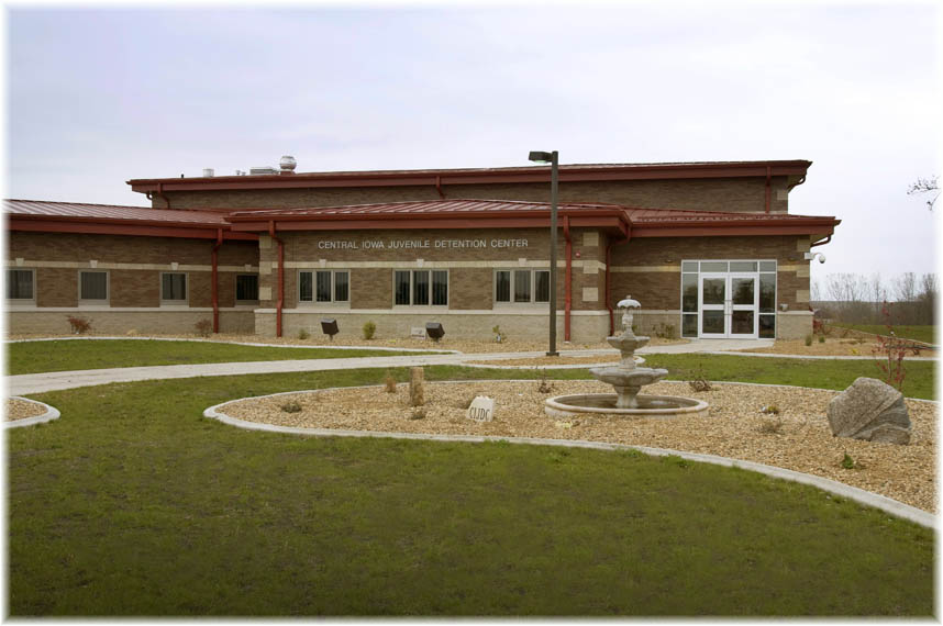Central Iowa Juvenile Detention Center building.